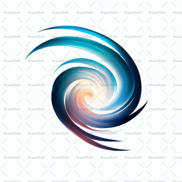 Abstrakte Tornadospirale